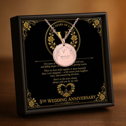 Fine Links Coin Necklace