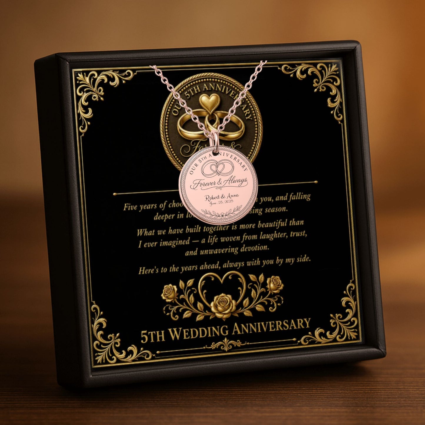 Fine Links Coin Necklace