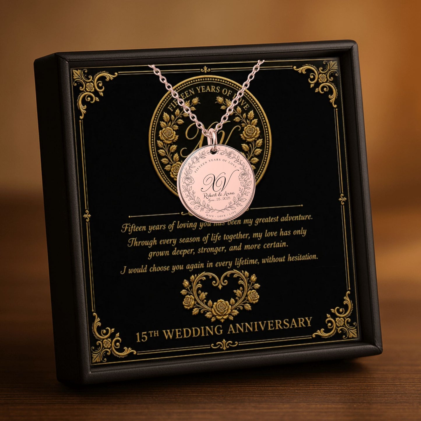 Fine Links Coin Necklace