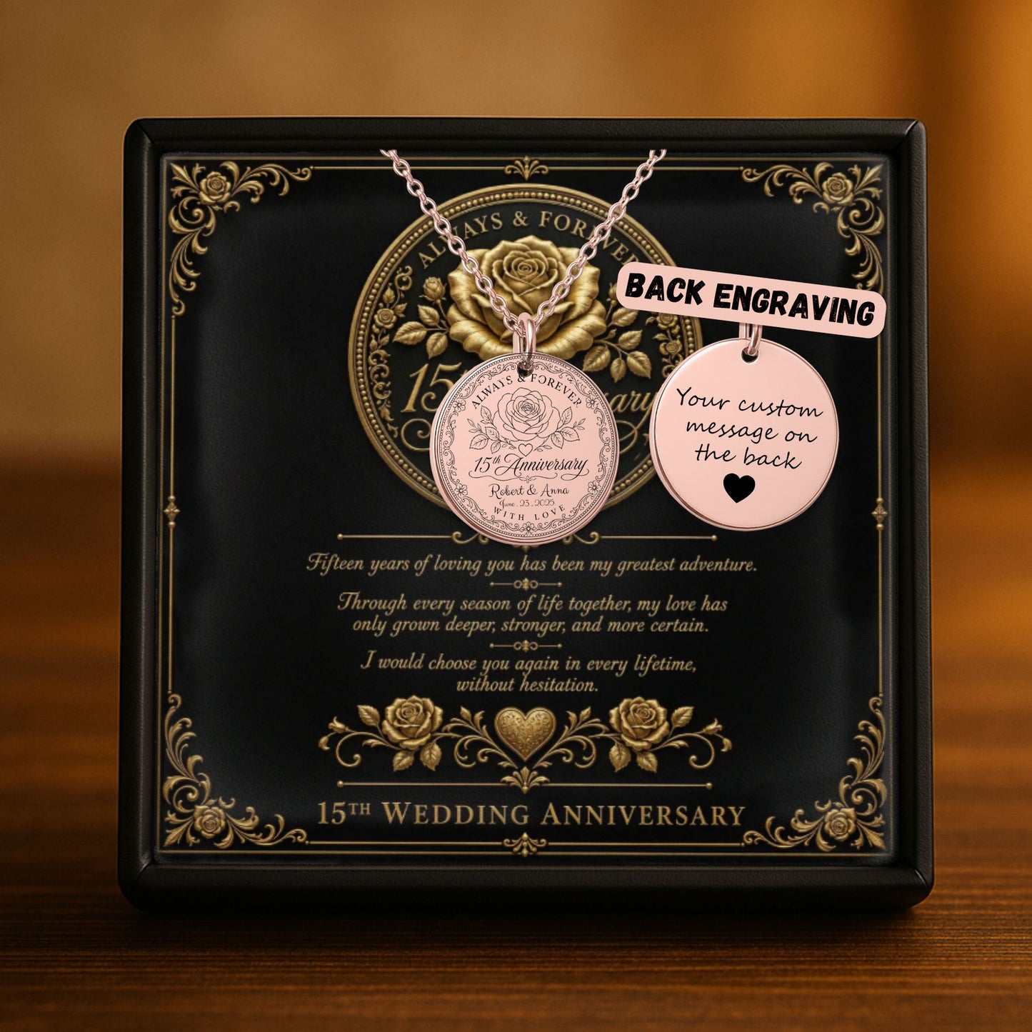Fine Links Coin Necklace
