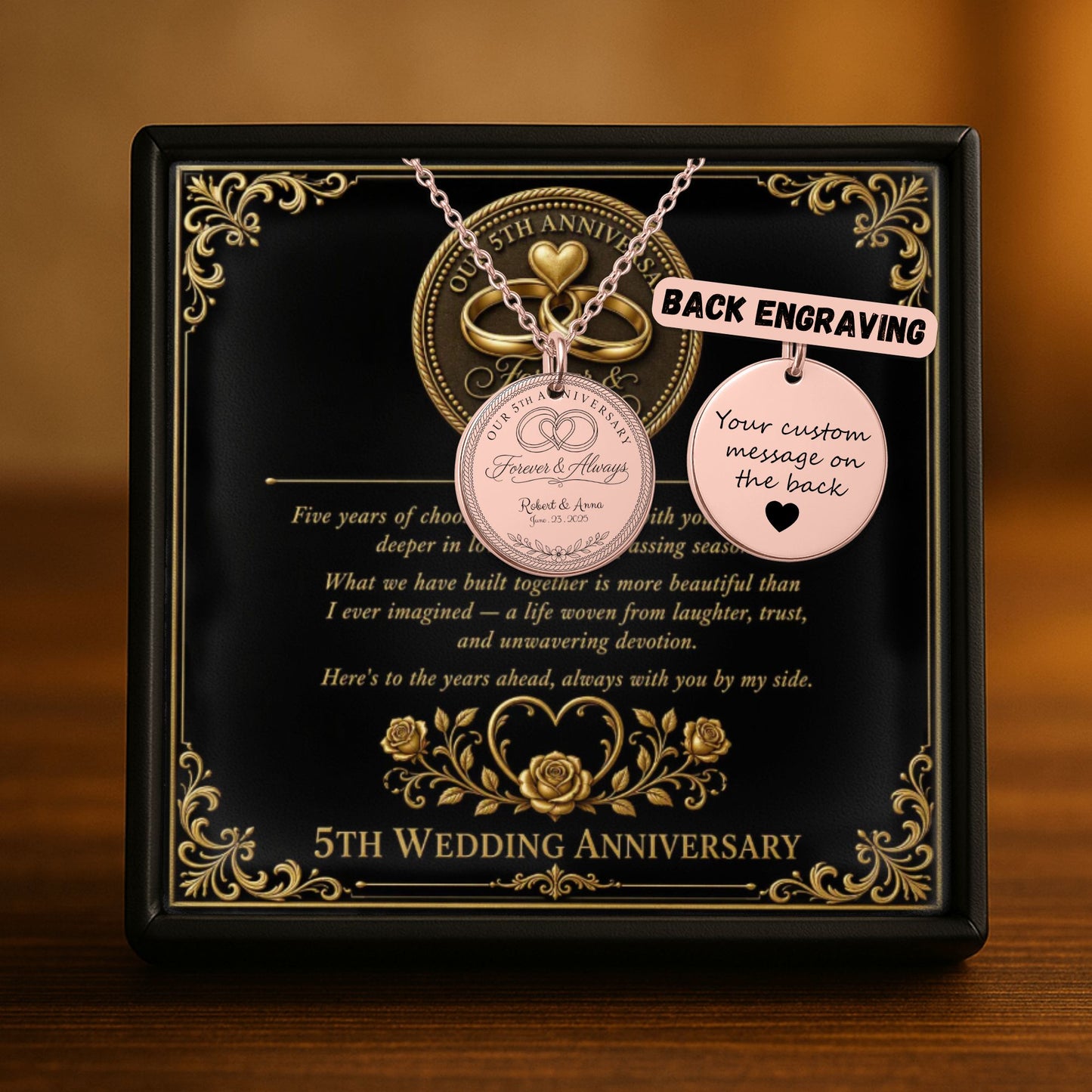 Fine Links Coin Necklace