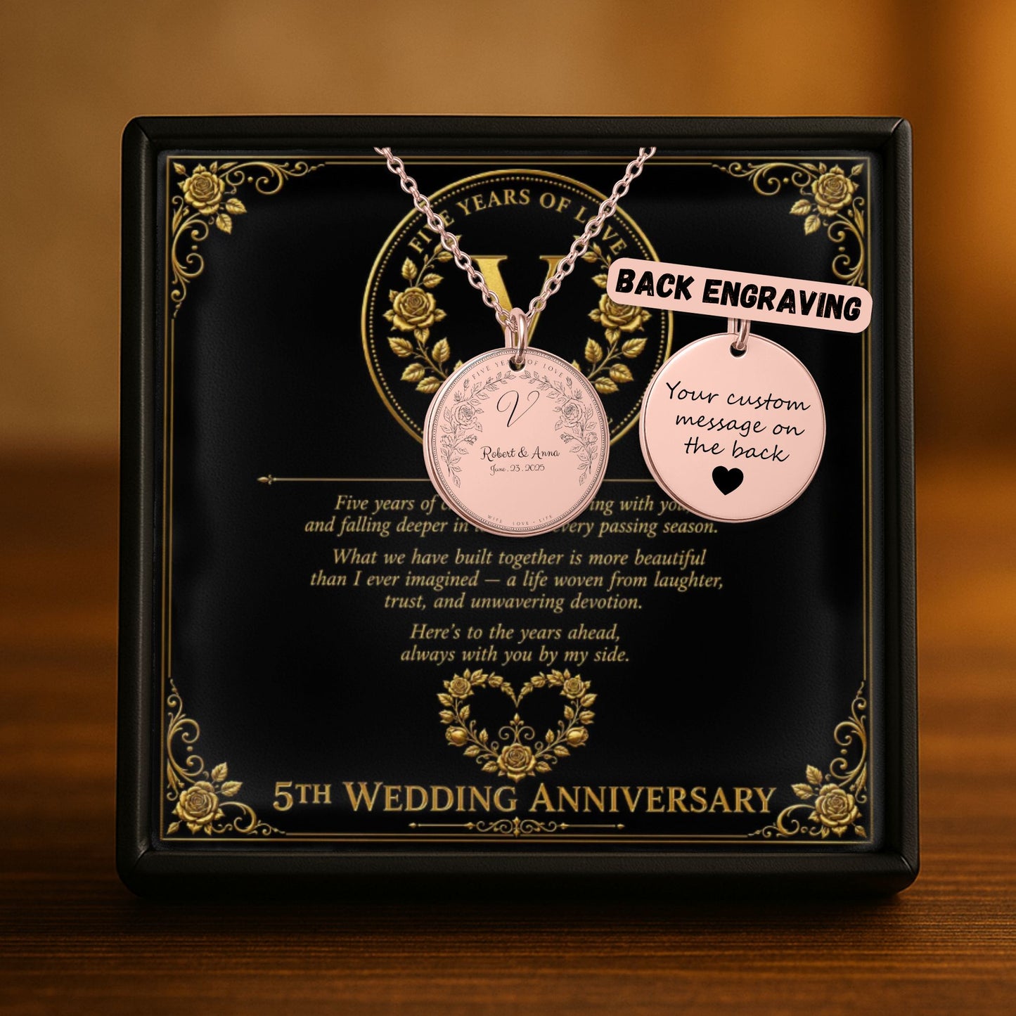 Fine Links Coin Necklace