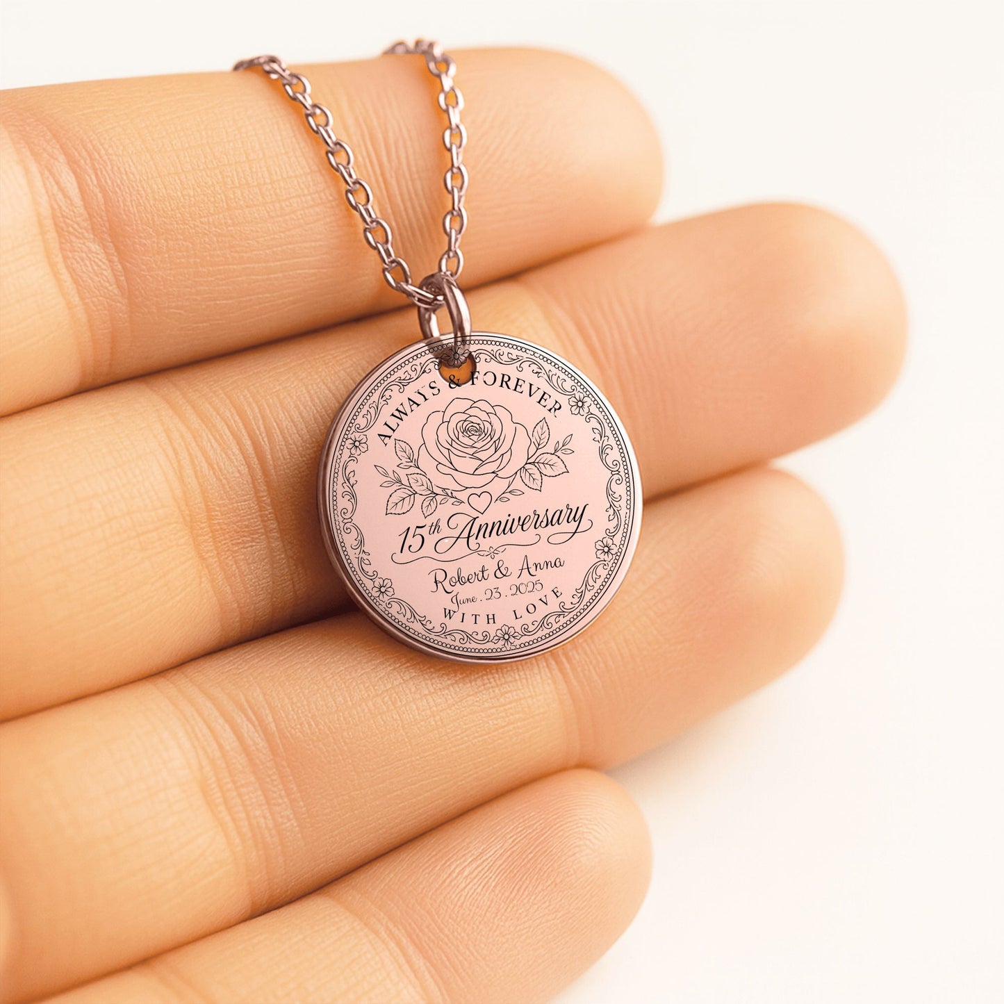 Fine Links Coin Necklace