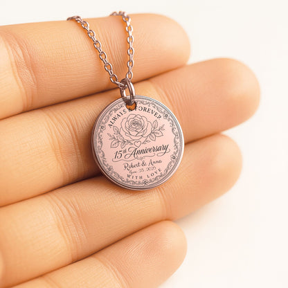 Fine Links Coin Necklace