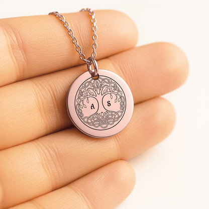 Fine Links Coin Necklace