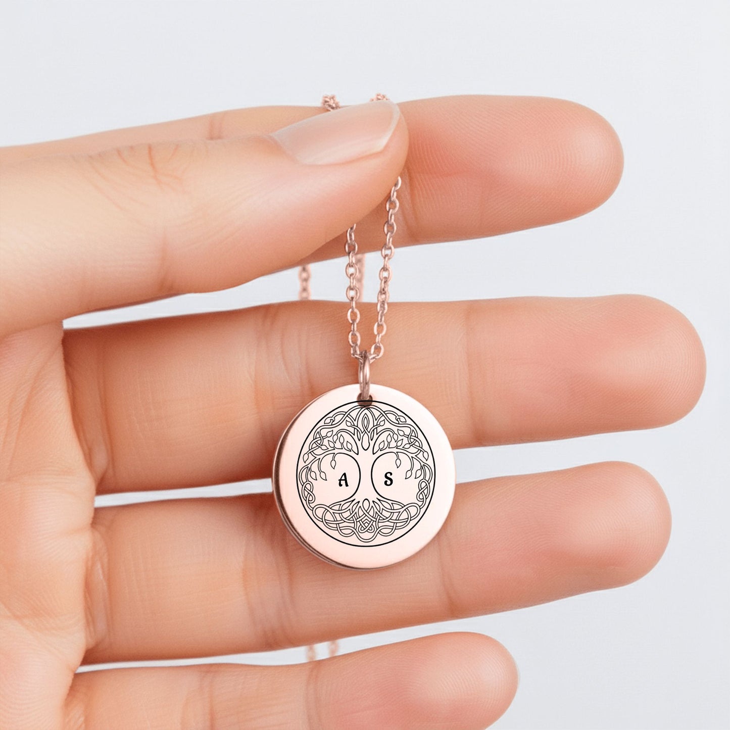Fine Links Coin Necklace