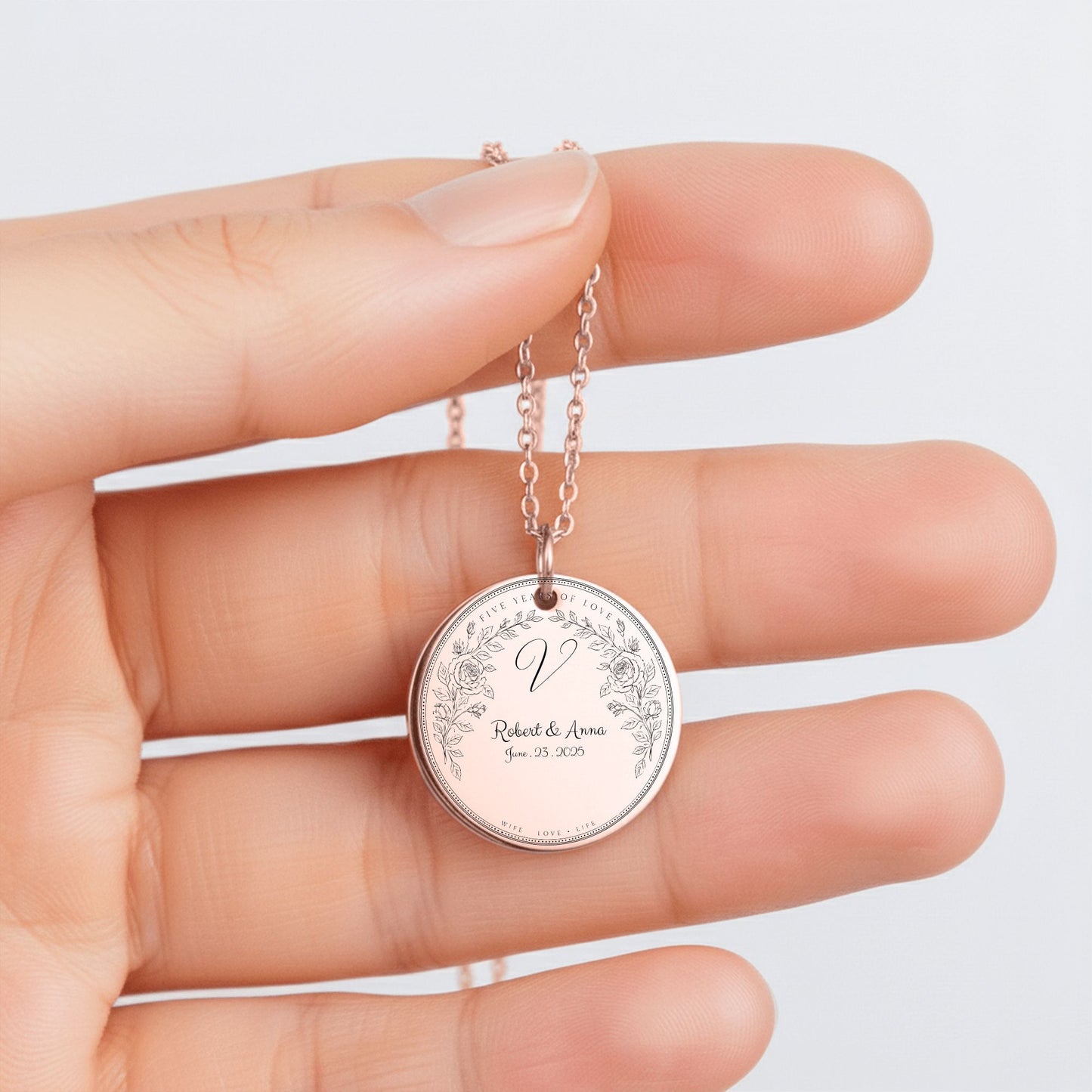 Fine Links Coin Necklace