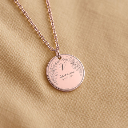Fine Links Coin Necklace
