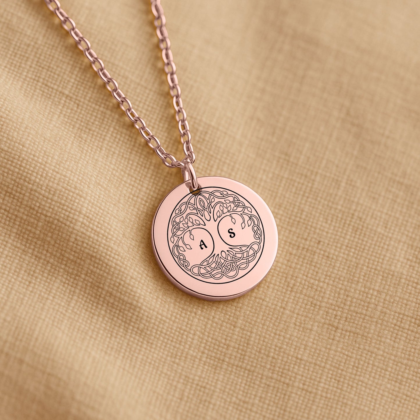 Fine Links Coin Necklace