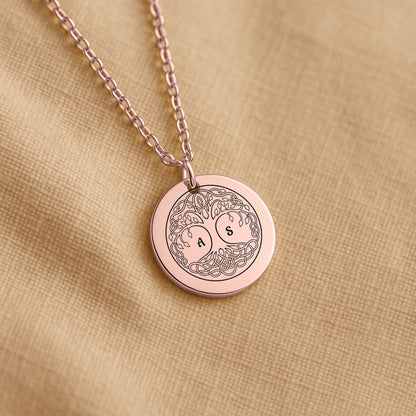 Fine Links Coin Necklace
