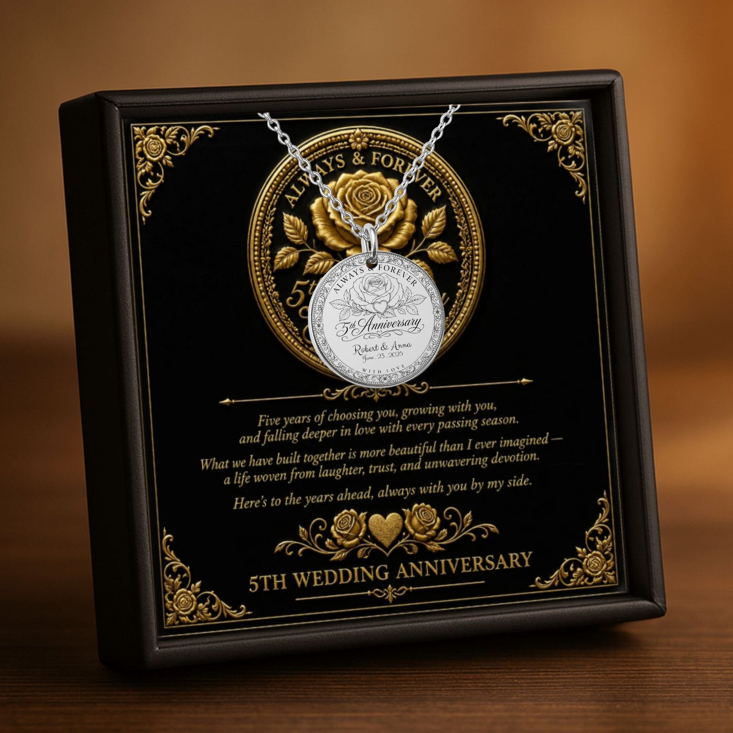 Fine Links Coin Necklace