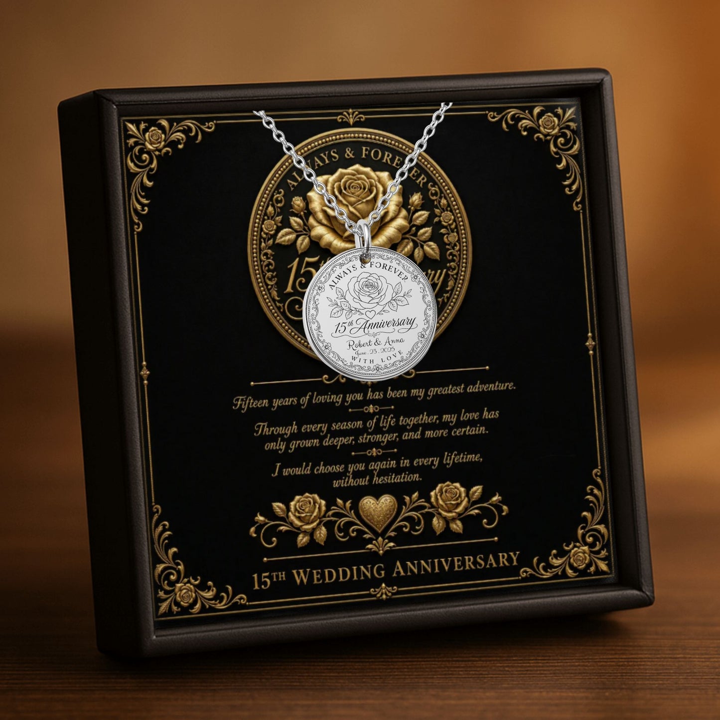 Fine Links Coin Necklace