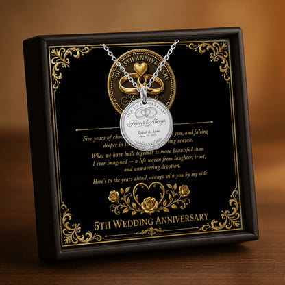 Fine Links Coin Necklace