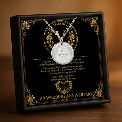 Fine Links Coin Necklace