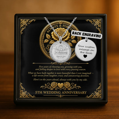 Fine Links Coin Necklace