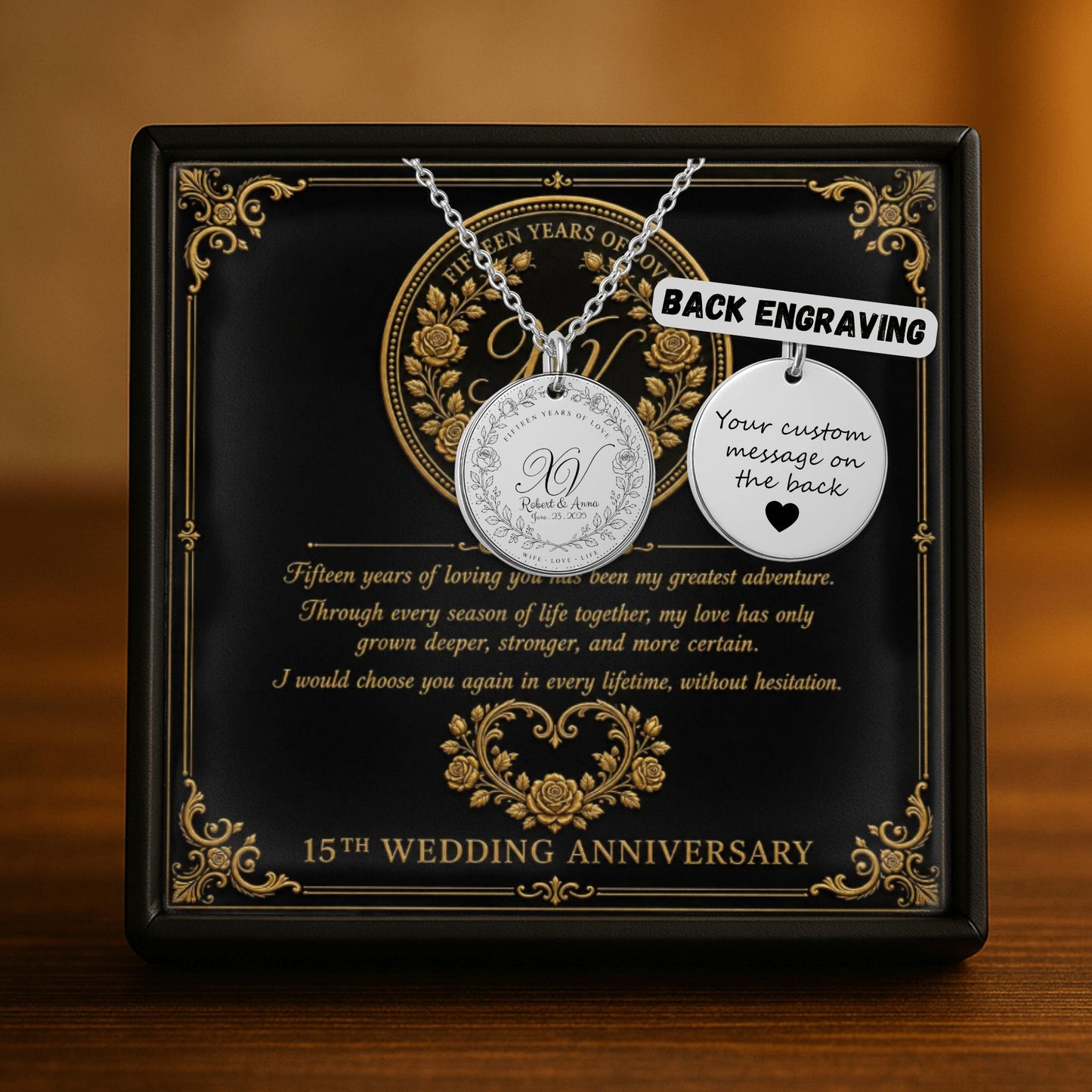 Fine Links Coin Necklace
