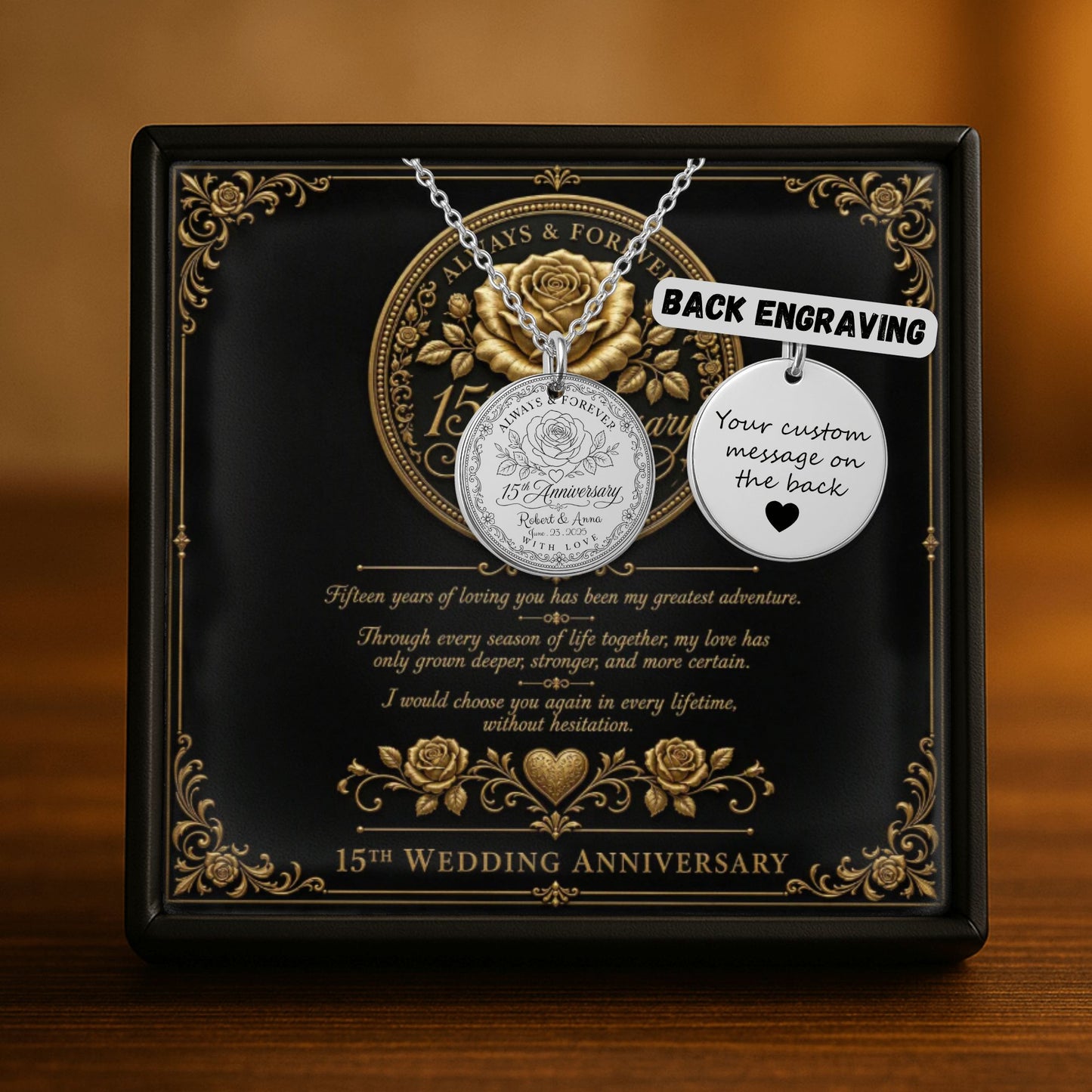 Fine Links Coin Necklace